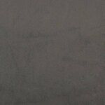 vidaXL Têtes de lit 2 Pièces Gris foncé 90x5x78/88 cm Velours