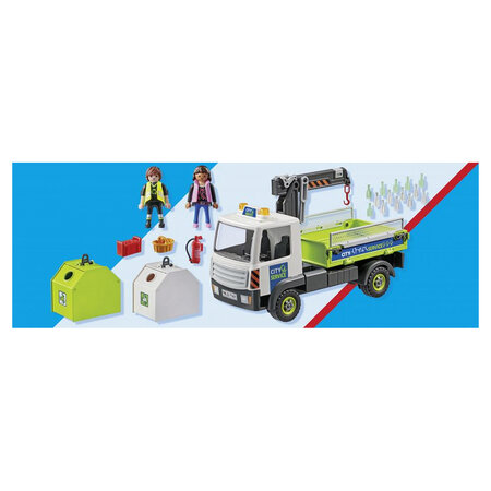 ② Camion remorque + grue Playmobil et accessoires