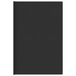 vidaXL Tapis de tente 400x600 cm Anthracite