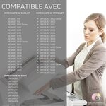 123CONSOMMABLES - 302XL - Pack de 2 cartouches d'encre Compatible avec HP 302 XL (Noir et Couleur)  sans Niveau  Grande Capacité  pour DeskJet 3639 3630 3632  Envy 4520 4525 4527  OfficeJet 3831 3833 3830