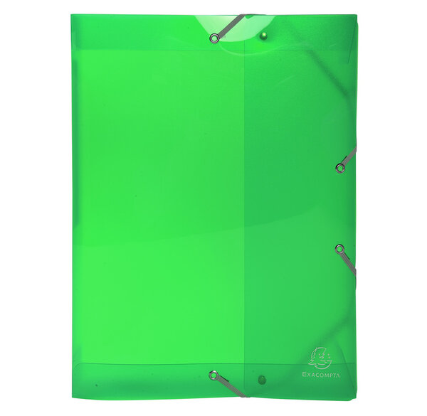 Boite de classement en polypropylène dos 25mm iderama pp - a4 - vert anis - x 4 - exacompta