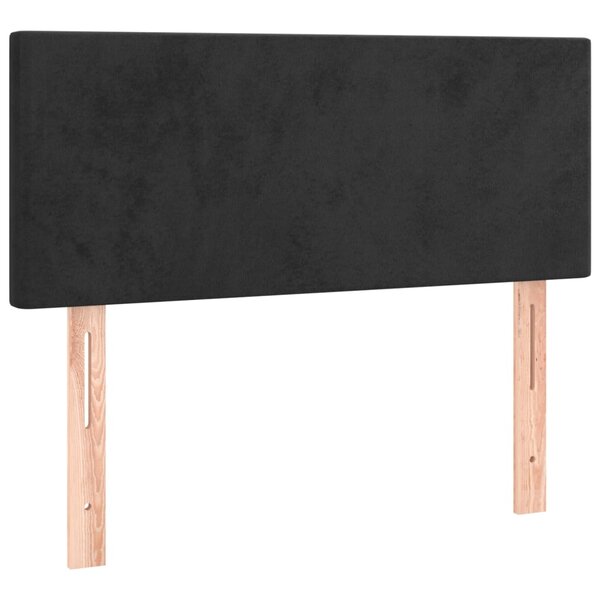 vidaXL Tête de lit Noir 90x5x78/88 cm Velours