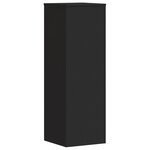 vidaXL Support pour plantes noir 33x33x100 cm bois d'ingénierie