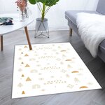 Tapis d'intérieur Noël 50 x 80 cm - Blanc
