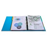 Classeur À Levier Prem'touch Intérieur Et Extérieur En Polypropylène - Dos 50mm - A4 Maxi. - Bleu Clair - X 10 - Exacompta