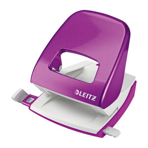 Perforateur de bureau 2 trous leitz wow - capacité 30 feuilles - violet