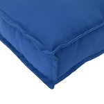 vidaXL Coussin de palette pour dos bleu royal 120x40x12 cm tissu Oxford