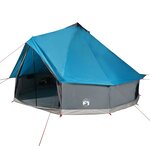 vidaXL Tente familiale tipi 12 personnes bleu imperméable
