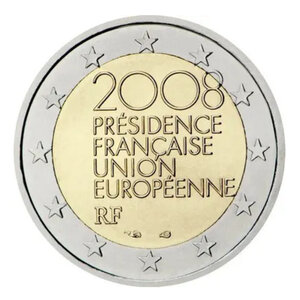 2 euros commémorative France 2008 - Présidence.