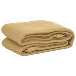 vidaXL Tapis de tente sable 400x700 cm PEHD