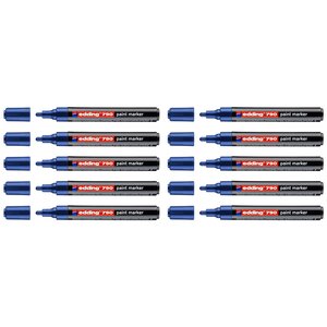 Marqueur Peinture 790 Bleu Pointe Moyenne 2-3 mm x 10 EDDING