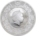 Pièce de monnaie en Argent 10 Dollars g 50 Millésime 2017 Royal Delft PAVO CHRISTATUS