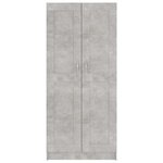 vidaXL Bibliothèque Gris béton 82 5x30 5x185 5 cm Bois d'ingénierie