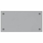 vidaXL Tableau noir magnétique mural Blanc 80x40 cm Verre trempé