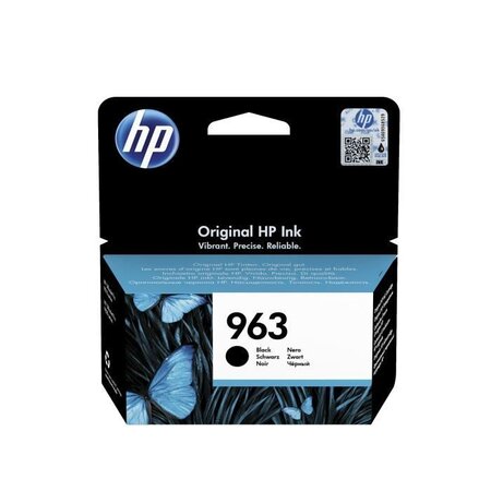 Hp 963 3ja26ae  cartouche d'encre noire authentique  pour imprimantes tout-en-un hp officejet pro 9010 / 9020