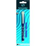 Stylo à plume easy 1 pièce + 2 cartouches coloris aléatoire schneider