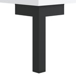 vidaXL Table de chevet blanc 40x35x47 5 cm bois d’ingénierie