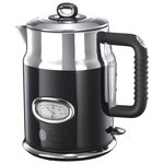 Russell hobbs bouilloire retro noir classique 2400 w 1 7 l