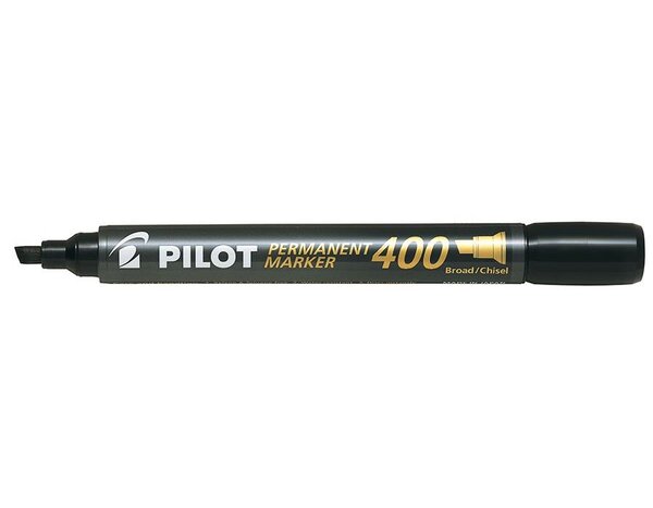 Marqueur Permanent SCA 400 Pte Biseau Large Noir PILOT