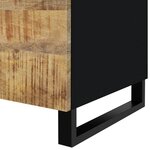 vidaXL Table basse 80x50x40 cm Bois de manguier solide et d'ingénierie