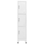 vidaXL Armoire à casier avec 3 compartiments 38x45x180 cm