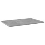 vidaXL Panneaux de bibliothèque 4 Pièces gris béton bois d’ingénierie