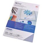 Gbc ensemble de couvertures de reliure hiclear a4 150 microns