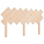 vidaXL Tête de lit 141x3x80 5 cm Bois massif de pin