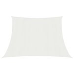 vidaXL Voile d'ombrage 160 g/m² Blanc 4/5x3 m PEHD