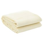 vidaXL Tapis de sol de camping crème 5x2 5 m