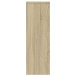 vidaXL Supports pour plantes 2 Pièces chêne sonoma bois d'ingénierie