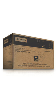 Dymo labelwriter boite de 2 rouleaux de 575 étiquettes 4xl large d'expédition pour "labelwriter 4xl"  102mm x 59mm