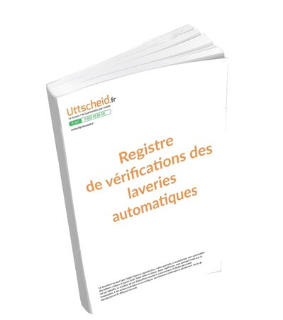 Registre des vérifications des laveries automatiques UTTSCHEID