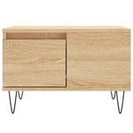 vidaXL Table basse chêne sonoma 55x55x36 5 cm bois d'ingénierie