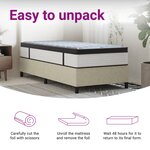 vidaXL Matelas à ressorts ensachés moyen plus 70x200 cm