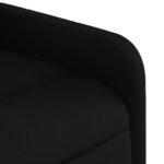 vidaXL Fauteuil de massage inclinable Noir Tissu