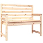 vidaXL Banc de jardin 109x48x91 5 cm bois massif de pin