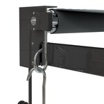 vidaXL Auvent rétractable automatique anthracite 4x3 m