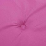 vidaXL Coussins de chaise de jardin lot de 2 rose 50x50x4 cm tissu