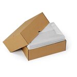 Caisse carton télescopique brune simple cannelure raja 14x9x4/7 cm (lot de 50)