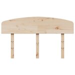vidaXL Tête de lit 135 cm bois massif de pin