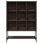 vidaXL Bibliothèque chêne marron 102x30x141 5 cm bois d'ingénierie