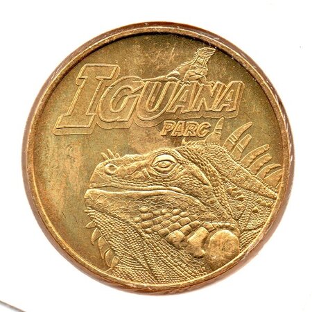 Mini médaille monnaie de paris 2008 - iguana parc