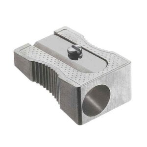 Taille-crayons 1 trou en Metal argent x 20 FABER-CASTELL