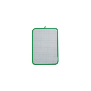 Ardoise plastique blanche 19 x 26 cm Cadre plastique avec trou de suspension SAFETOOL