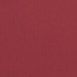 vidaXL Coussin de banc de jardin rouge bordeaux 100x50x4 cm