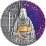Pièce de monnaie en Argent 1000 Francs g 62.2 (2 oz) Millésime 2024 Stanislaw Lem Master of Science Fiction TALES OF PIRX THE PILOT