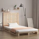 vidaXL Tête de lit murale 141x3x91 5 cm Bois massif de pin