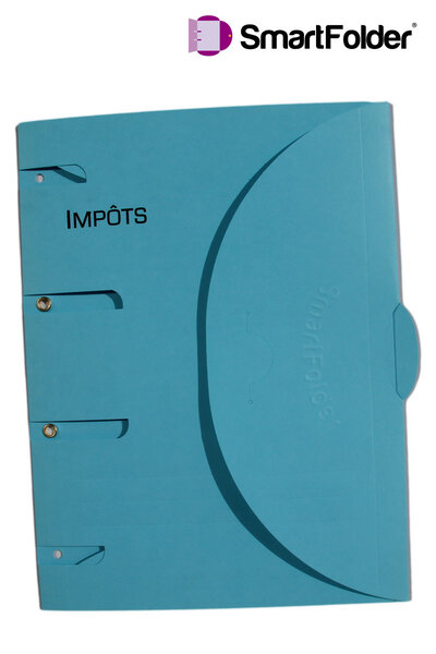 Pochette de classement IMPOTS à l'unité x 6 SMARTFOLDER