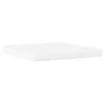 vidaXL Lit avec matelas gris clair 200x200 cm velours